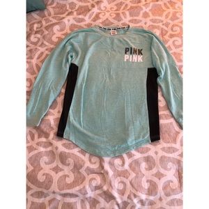 Teal PINK Victoria’s Secret long sleeve